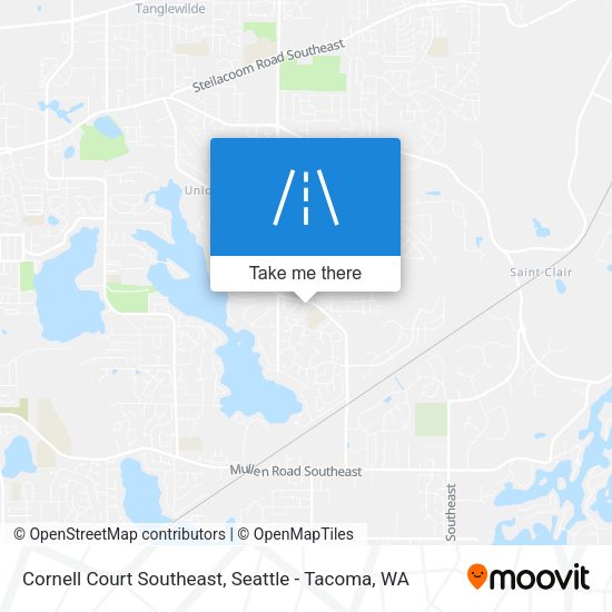 Mapa de Cornell Court Southeast