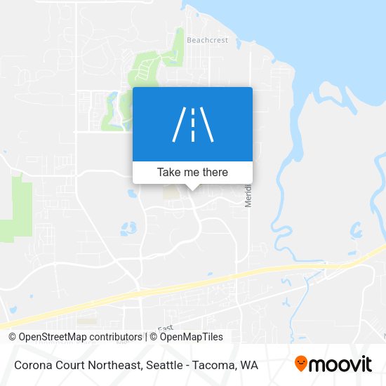 Corona Court Northeast map