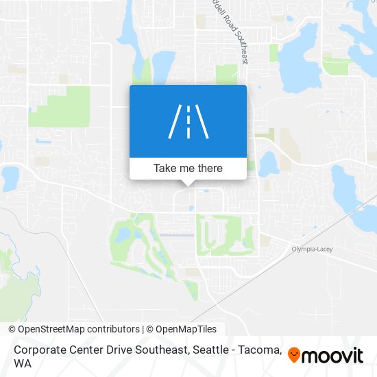 Mapa de Corporate Center Drive Southeast