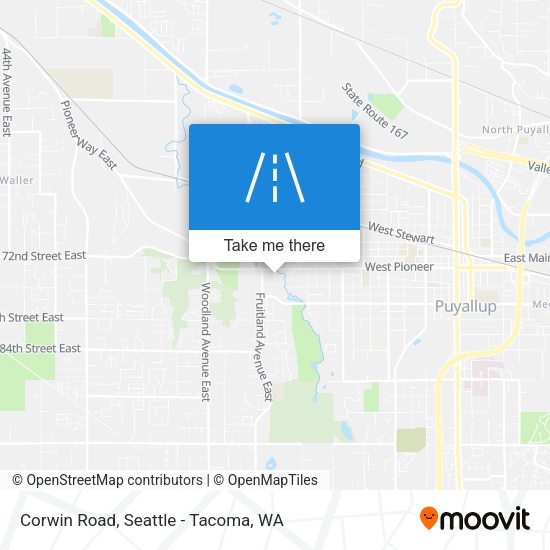 Corwin Road map