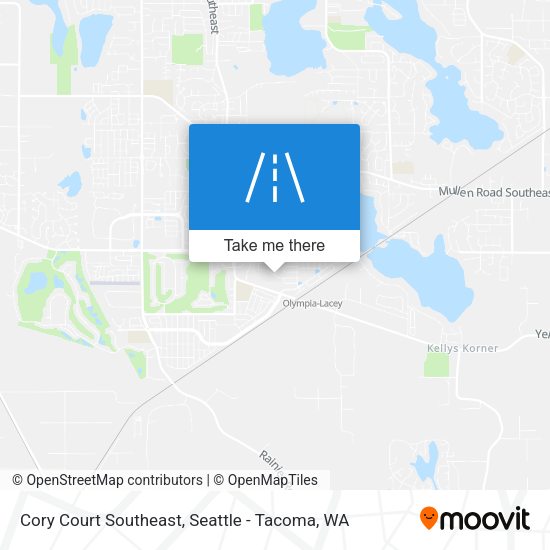 Cory Court Southeast map