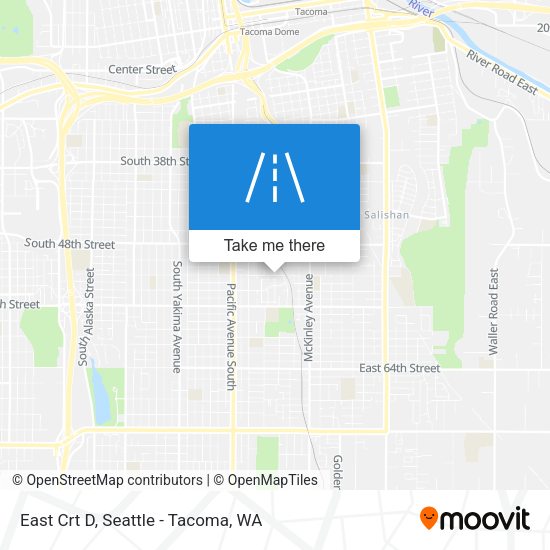 East Crt D map