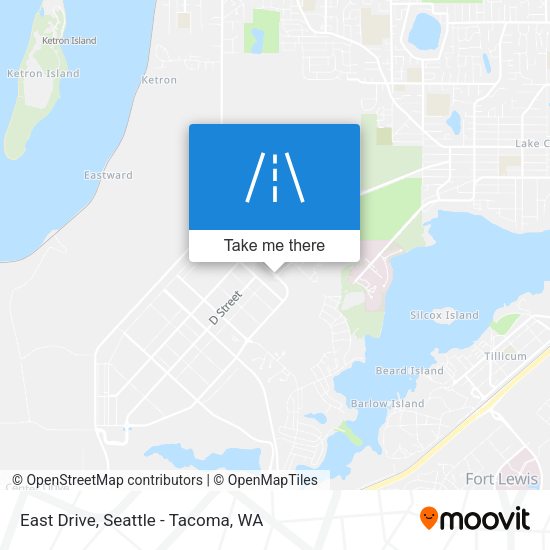 East Drive map