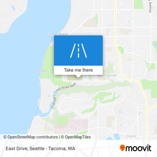 East Drive map