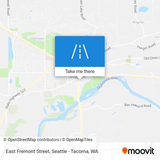 East Fremont Street map