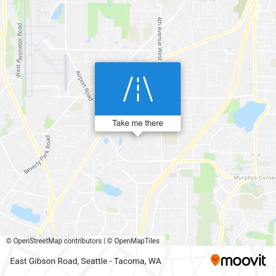 East Gibson Road map