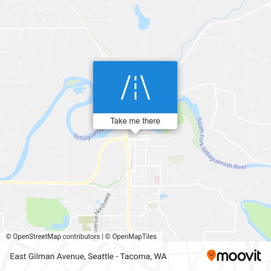 East Gilman Avenue map