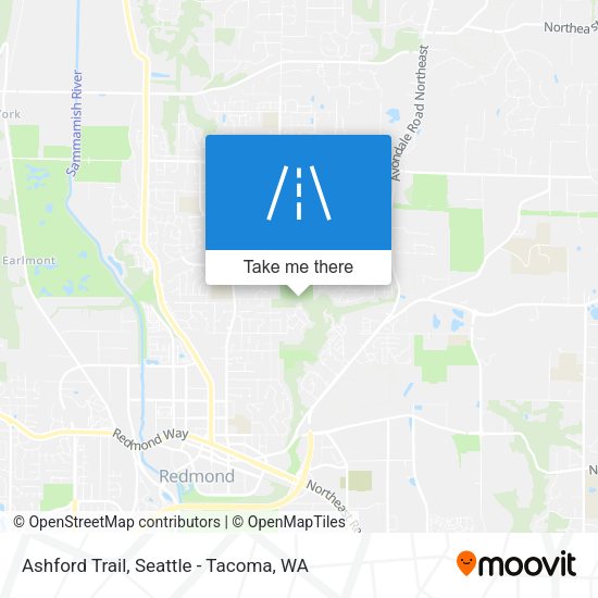 Mapa de Ashford Trail