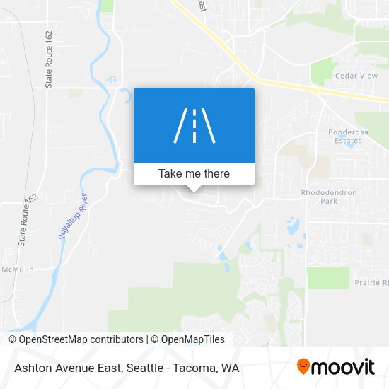 Ashton Avenue East map
