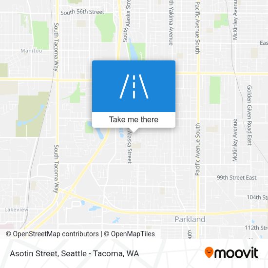 Asotin Street map