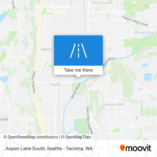 Aspen Lane South map
