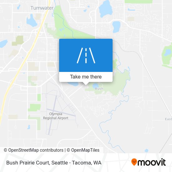 Bush Prairie Court map