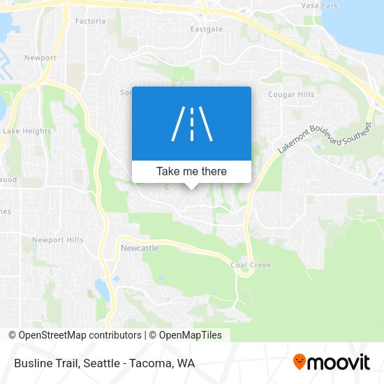 Mapa de Busline Trail