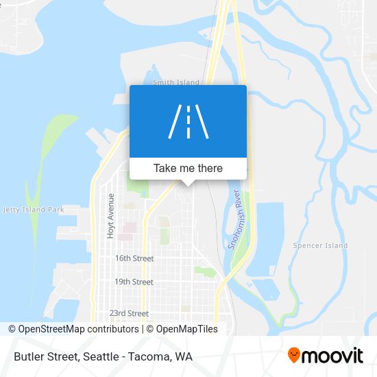 Mapa de Butler Street