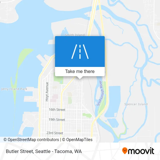 Mapa de Butler Street