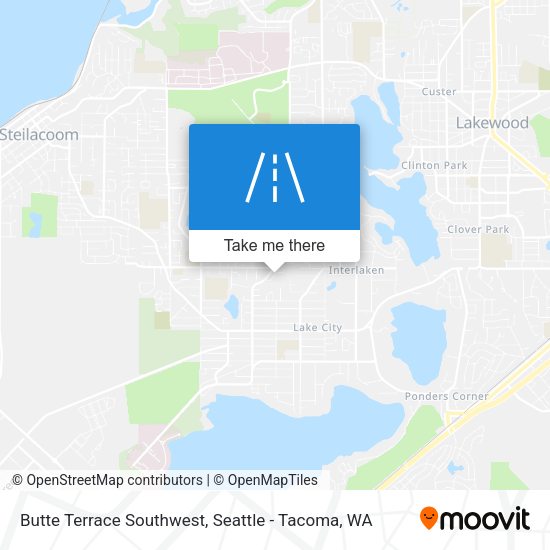 Butte Terrace Southwest map