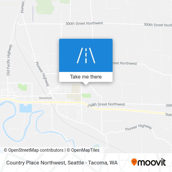 Mapa de Country Place Northwest