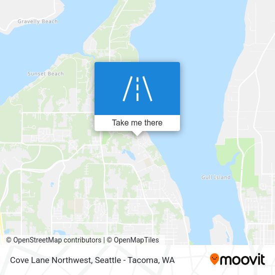 Cove Lane Northwest map