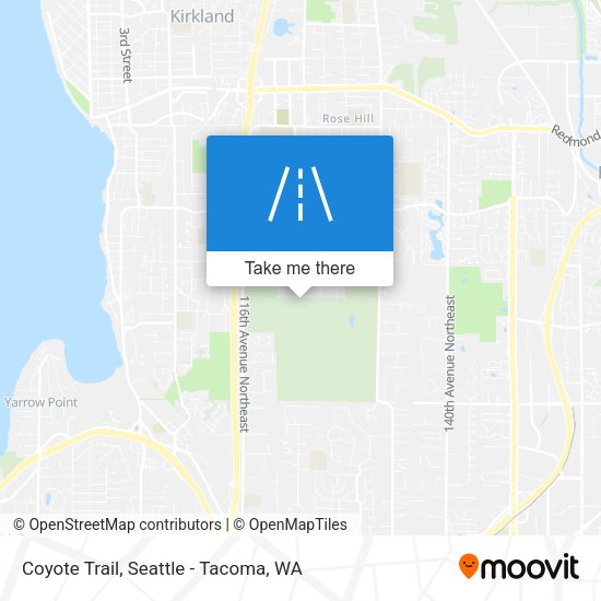 Coyote Trail map