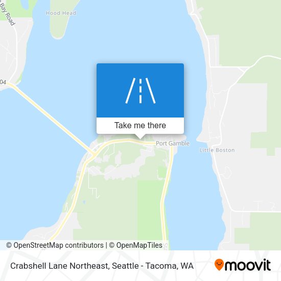 Mapa de Crabshell Lane Northeast