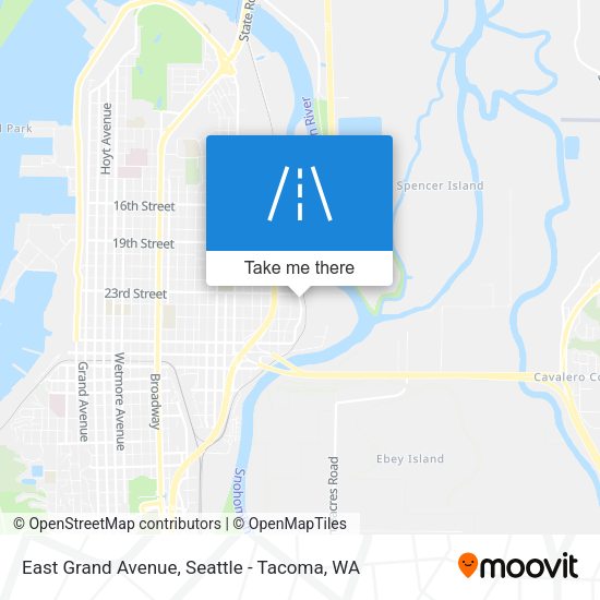 Mapa de East Grand Avenue