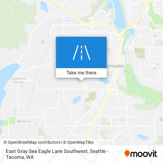 East Gray Sea Eagle Lane Southwest map