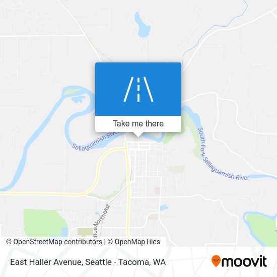East Haller Avenue map