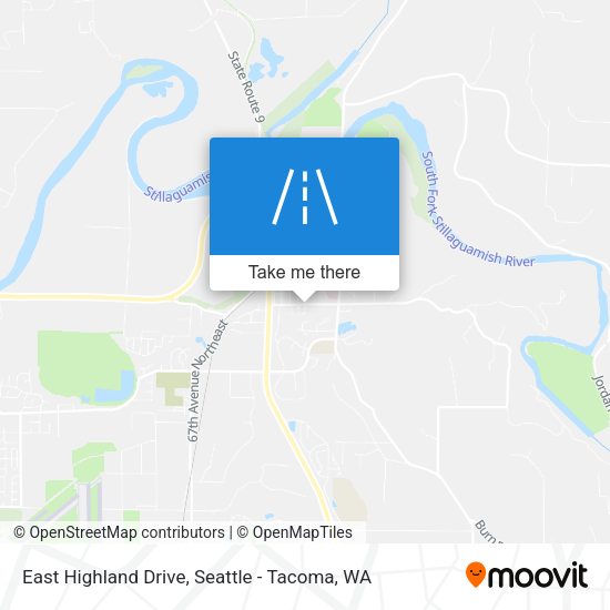 Mapa de East Highland Drive