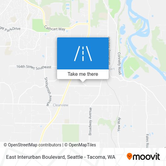 Mapa de East Interurban Boulevard