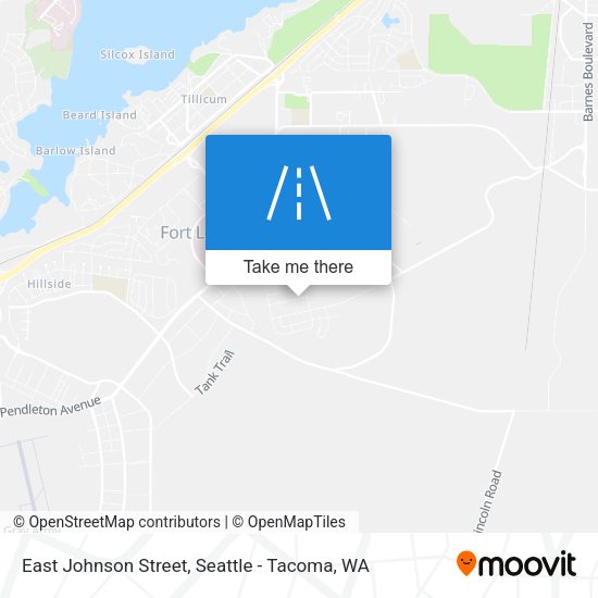 East Johnson Street map