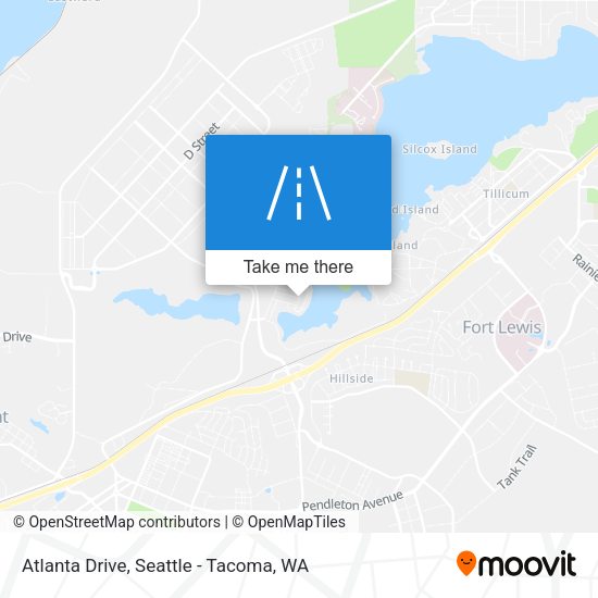 Mapa de Atlanta Drive