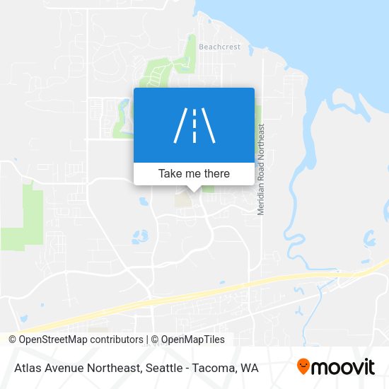 Mapa de Atlas Avenue Northeast