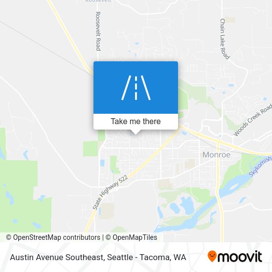 Austin Avenue Southeast map
