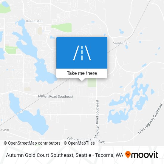 Mapa de Autumn Gold Court Southeast