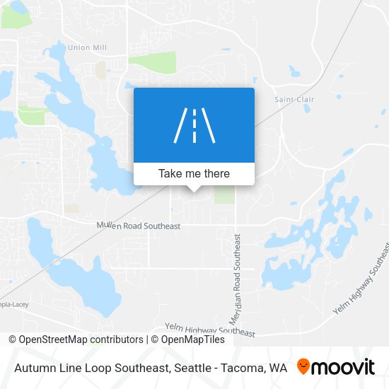 Autumn Line Loop Southeast map