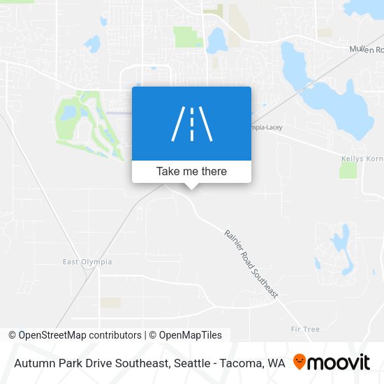 Autumn Park Drive Southeast map