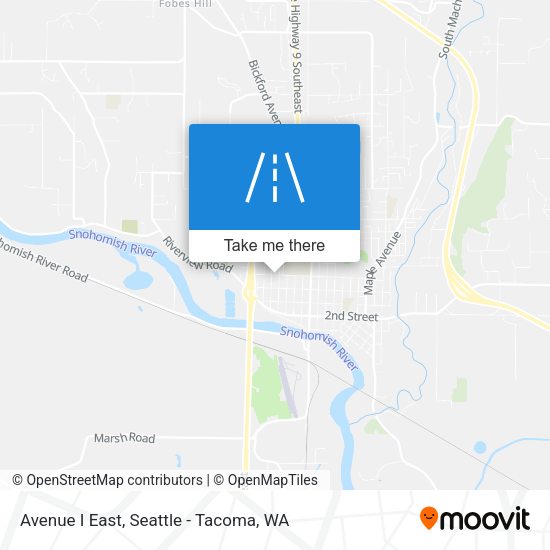 Mapa de Avenue I East