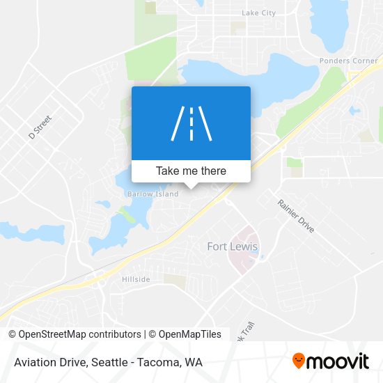 Aviation Drive map