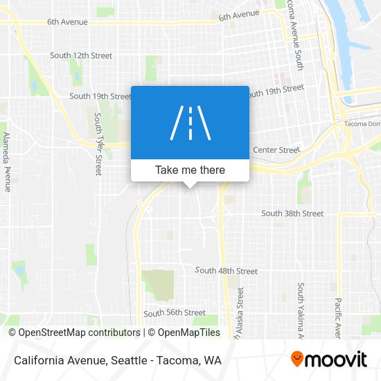 Mapa de California Avenue