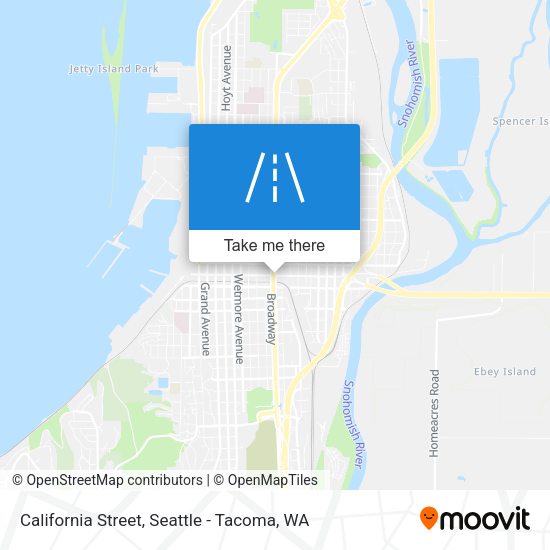California Street map