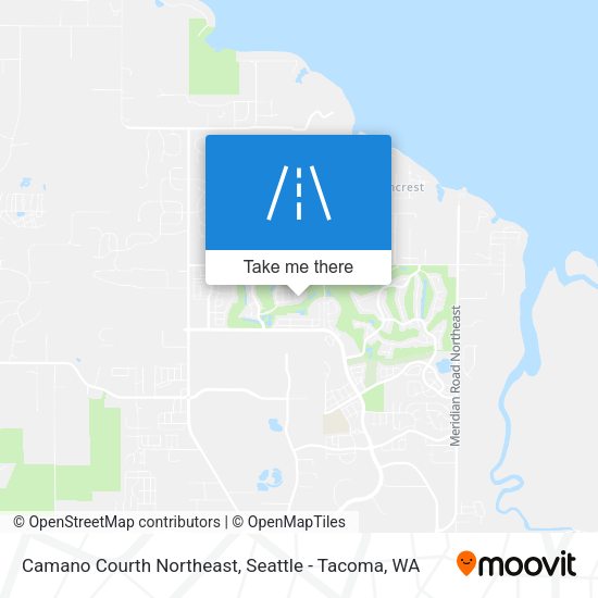 Mapa de Camano Courth Northeast