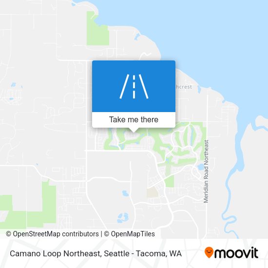 Camano Loop Northeast map