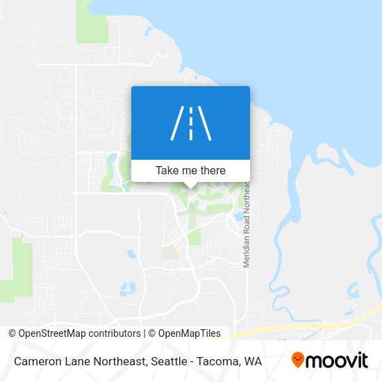 Cameron Lane Northeast map