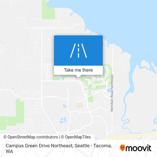 Mapa de Campus Green Drive Northeast