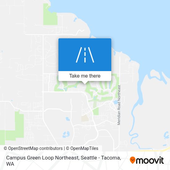 Campus Green Loop Northeast map