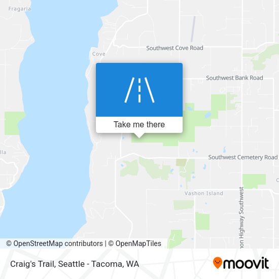 Craig's Trail map