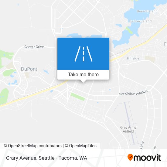 Crary Avenue map