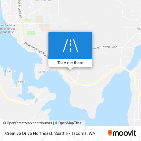 Mapa de Creative Drive Northeast