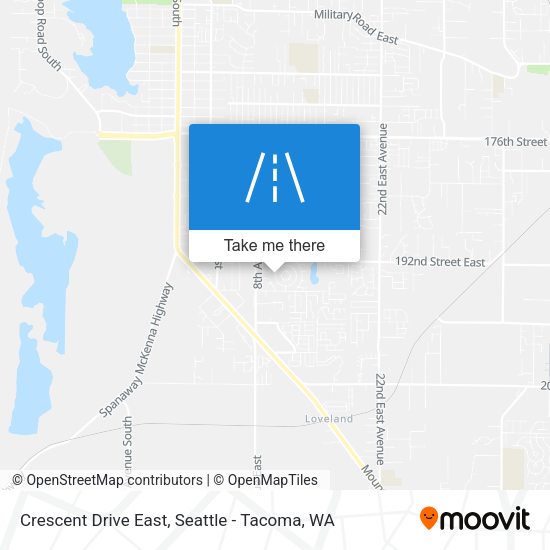 Mapa de Crescent Drive East