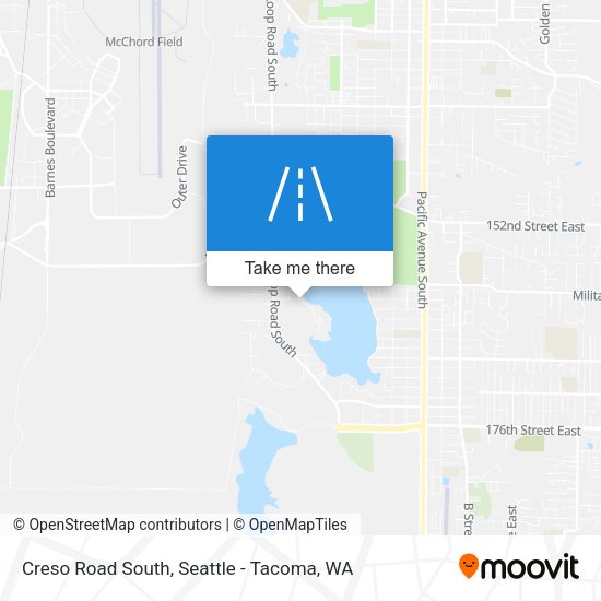 Mapa de Creso Road South